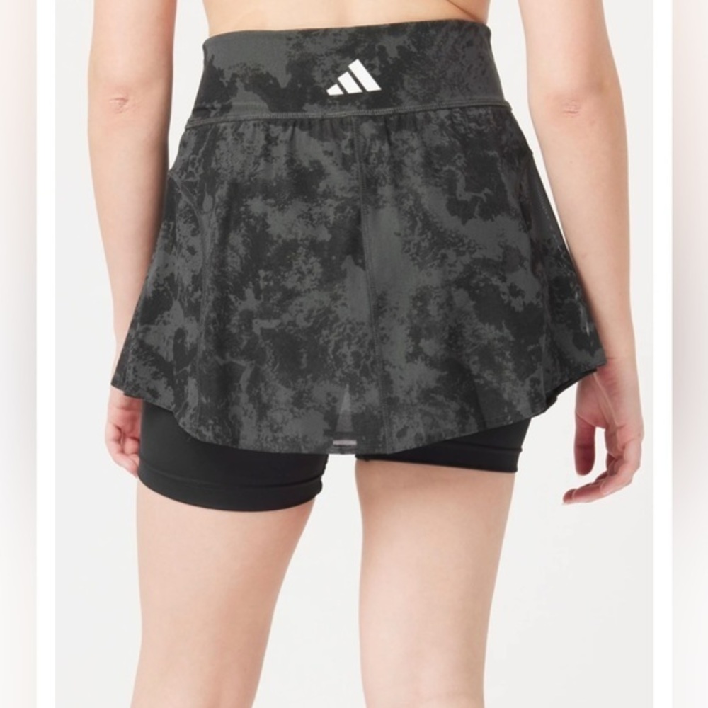adidas Women's Paris Tennis Match Skirt - Carbon Size XS